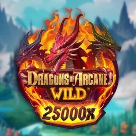 Dragons of Arcane Wild casino game by Foxium – featured logo at BetPanda Casino