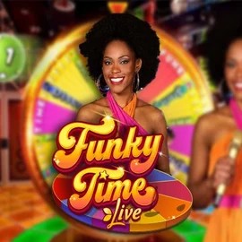 Funky Time game by Evolution – logo hosted on BetPanda Casino