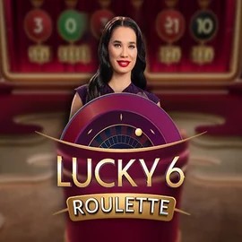 Lucky 6 Roulette logo by Pragmatic Play BetPanda Casino