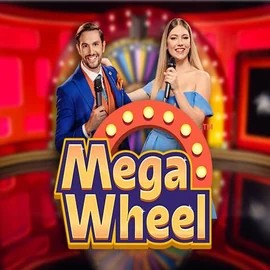 Mega Wheel slot logo by Pragmatic Play at BetPanda Casino